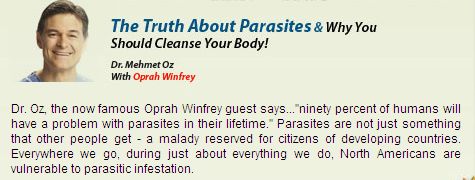 Almost everyone has parasites. It's simply a fact of life. Even Dr. Oz, the now famous Oprah Winfrey guest says...ninety percent of humans will have a problem with parasites in their lifetime. Parasites are not just something that other people get – a malady reserved for citizens of developing countries. Everywhere we go, during just about everything we do, North Americans are vulnerable to parasitic infestation.